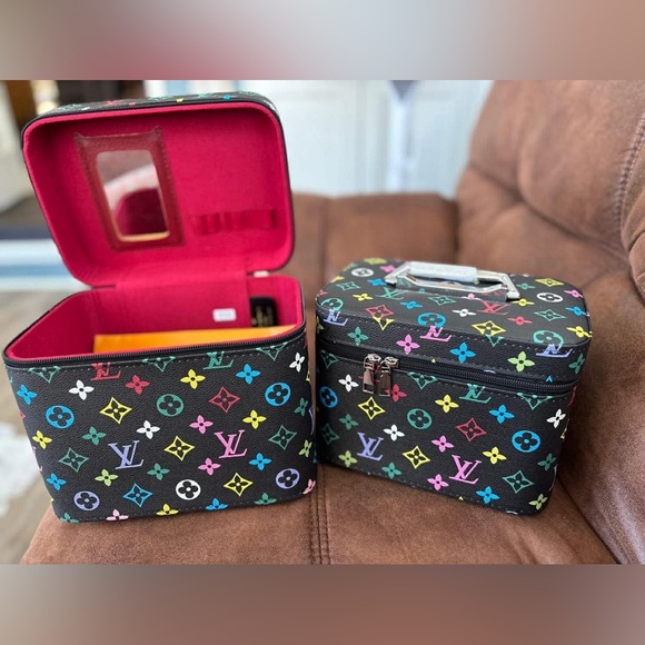 Colorful Monogram Vanity Case - Picture 1 of 1